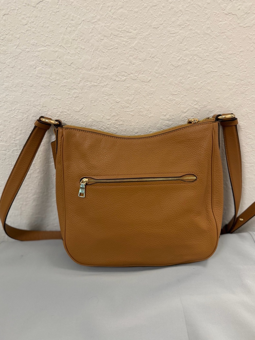 Coach Pebbled Leather Ellie File Crossbody Bag in Light Saddle Tan C1648 - Picture 5 of 16